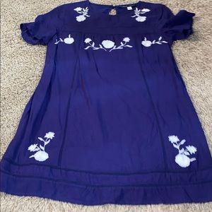 Blue Rain Blue Dress